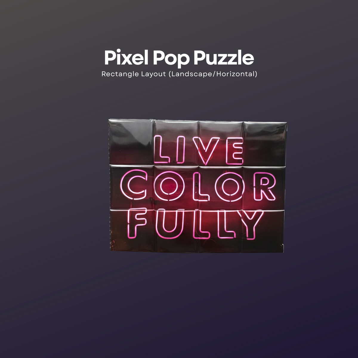 Pixel Pop Puzzle (Made On-Site)