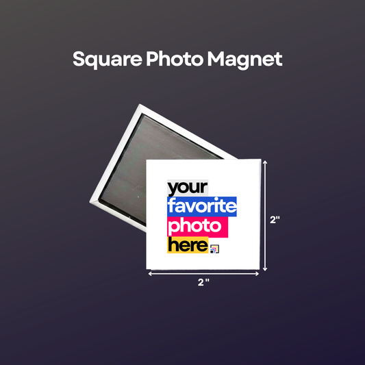 Classic Square Photo Magnets (Made On-Site)
