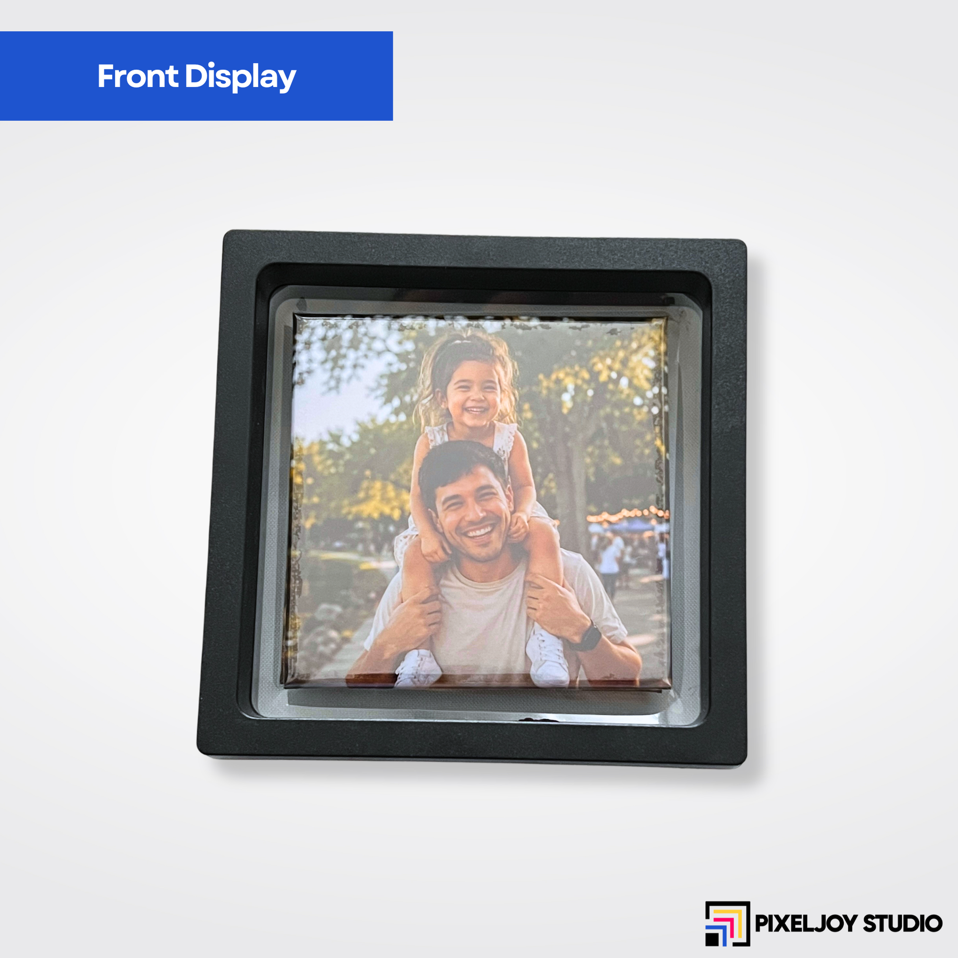Front view of Signature Magnet Set display frame